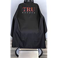 Los mejores  - TRU BARBER- 100% poliéster con cuello de silicona capa de peluqueria profesional ligera e impermeable- bata peluqueria…